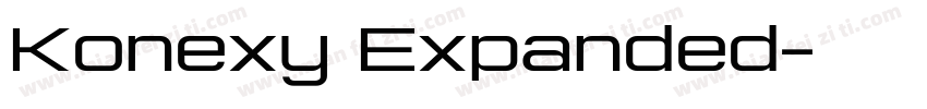 Konexy Expanded字体转换